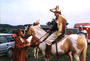 K G Masquerade in the parade.